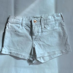 Abercrombie Girls white denim shorts, size 9/10